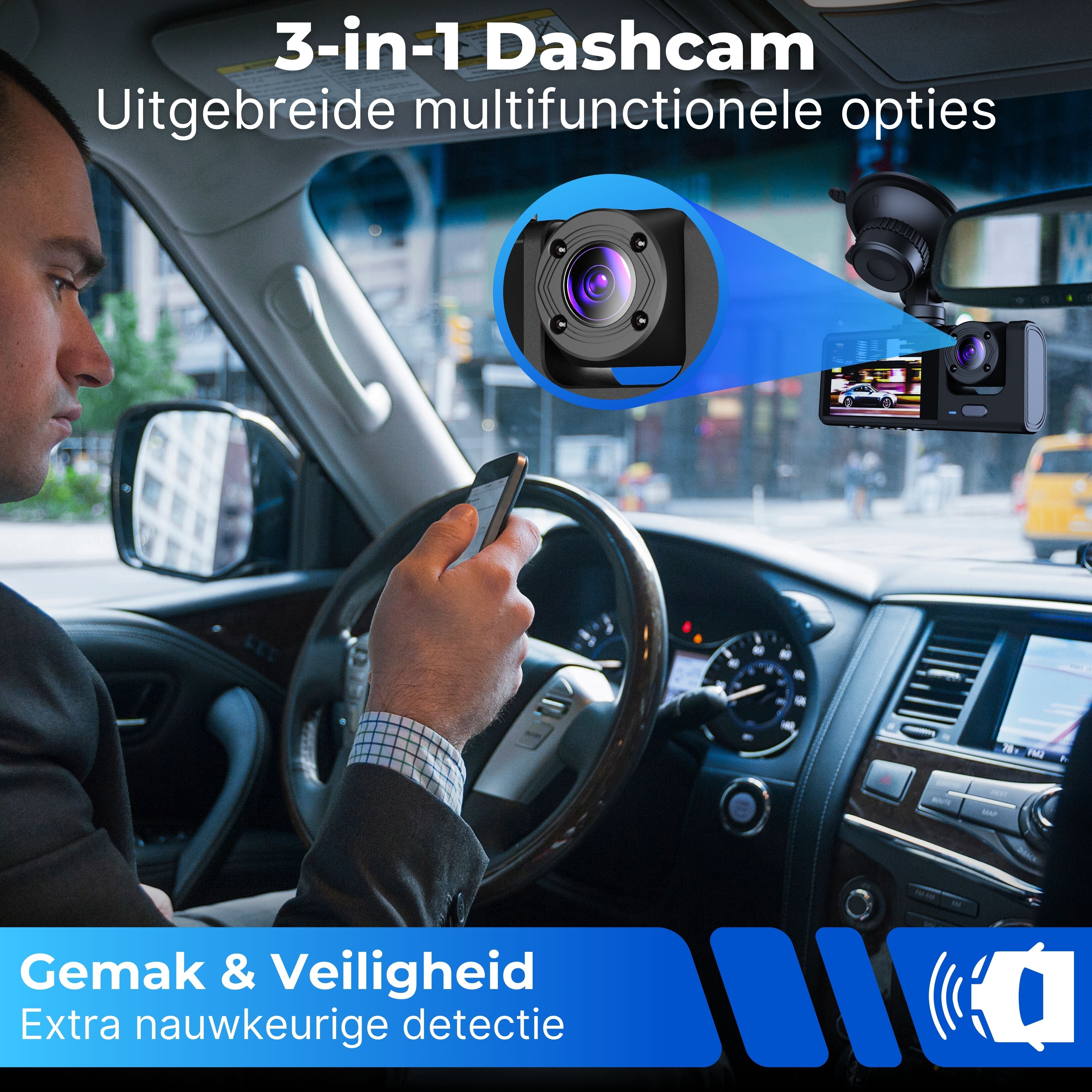 Akamduman® Dashcam Ultra HD 1080P