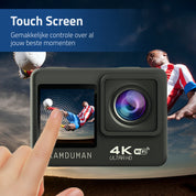 Akamduman® Action Camera Ultra 4K 24mp 60 fps