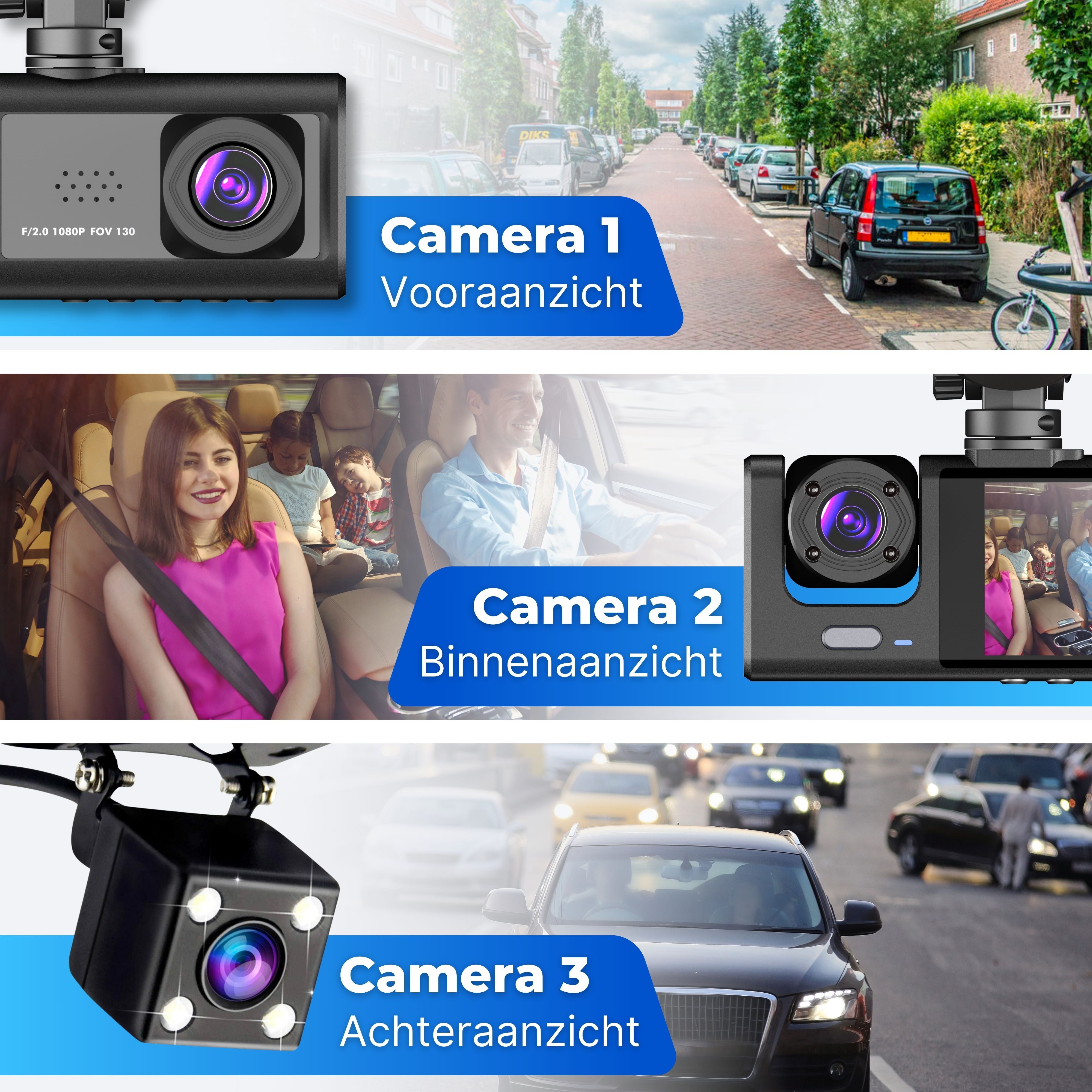 Akamduman® Dashcam Ultra HD 1080P