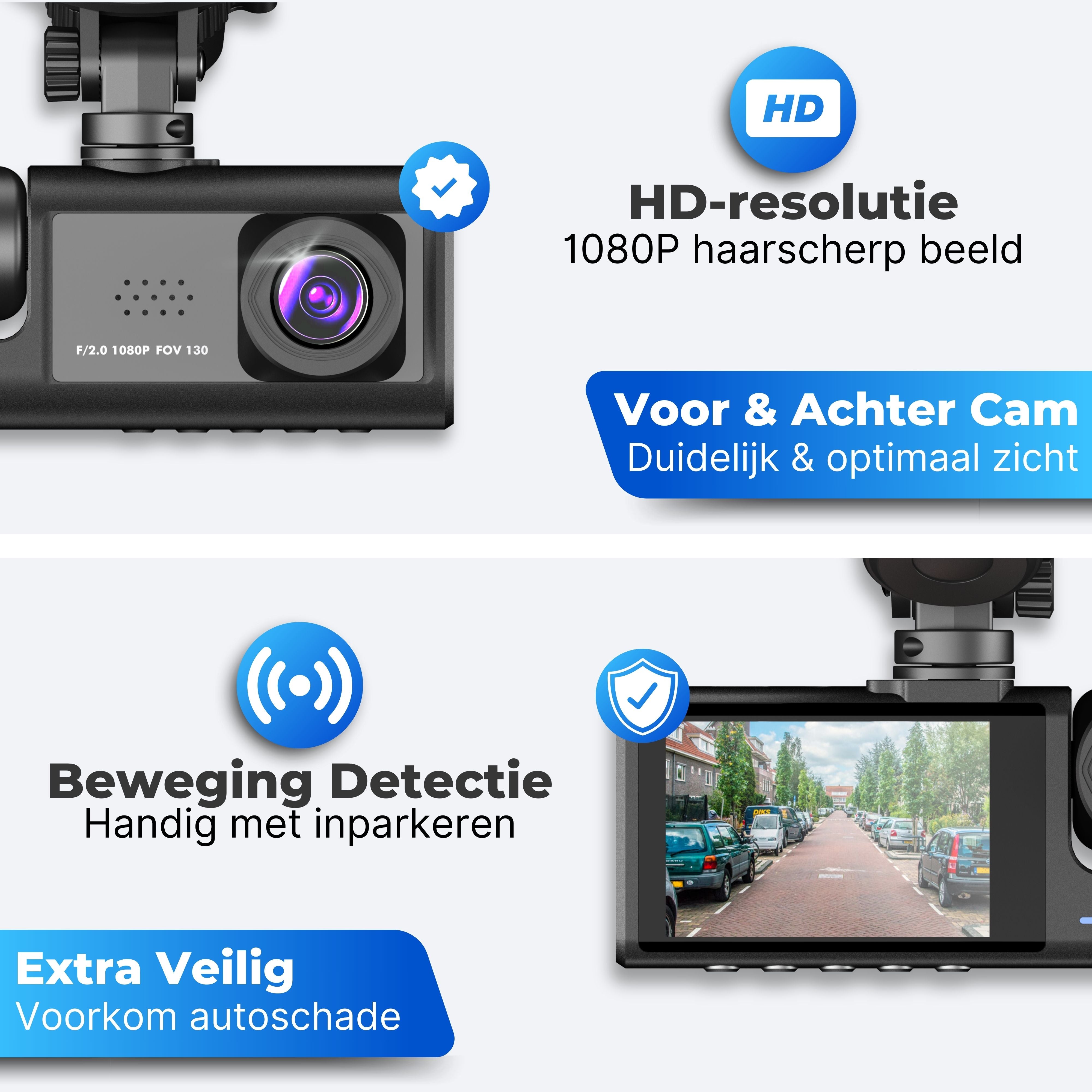 Akamduman® Dashcam Ultra HD 1080P