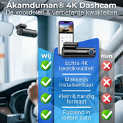 Akamduman® Ultra 4K 3 in 1 Dashcam