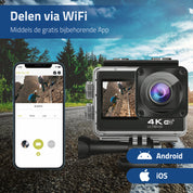 Akamduman® Action Camera Ultra 4K 24mp 60 fps